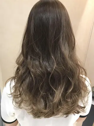 ロング カラー 酸性縮毛矯正のプロ 杉山玲介のヘアスタイル