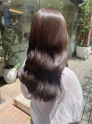 ロング カラー 韓国ヘア／艶カラー minamiのヘアスタイル