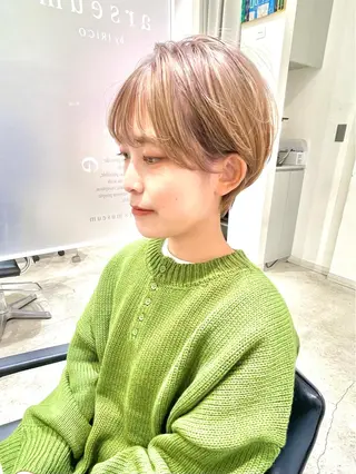 ショート カラー arseum所属・ショート特化✂︎宮本 元気のヘアスタイル
