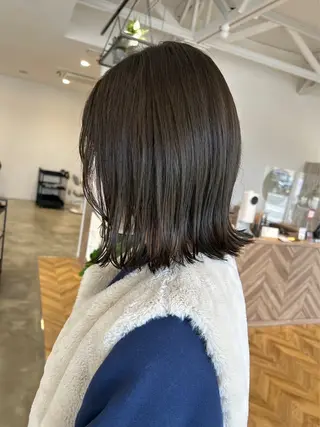 ミディアム 【yate'】 Noanのヘアスタイル