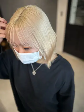 ミディアム カラー メンズモデル募集中 <石川愛莉>のヘアスタイル