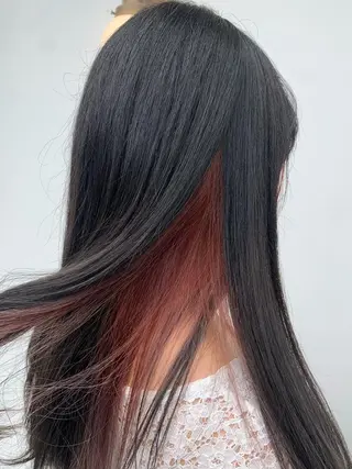 セミロング カラー 中目黒🌼 🌼ハナのヘアスタイル