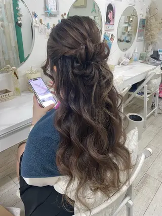 ヘアアレンジ Jammming🌺 ここあ/ヘアメサロンのヘアスタイル
