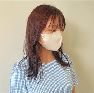 ミディアム 切りっぱなしボブ 👩🏼ミニボブのヘアスタイル