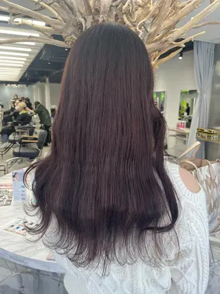 ロング カラー 🧁はるひ/ ZEST八王子🟡のヘアスタイル