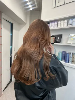 ロング カラー PELE所属・ミルクティー指名 No.1🎀yuiのヘアスタイル