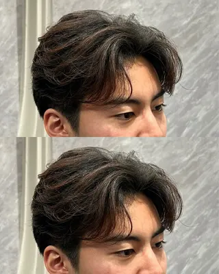 パーマ メンズ ulus kobe所属・藤枝 大地のヘアスタイル