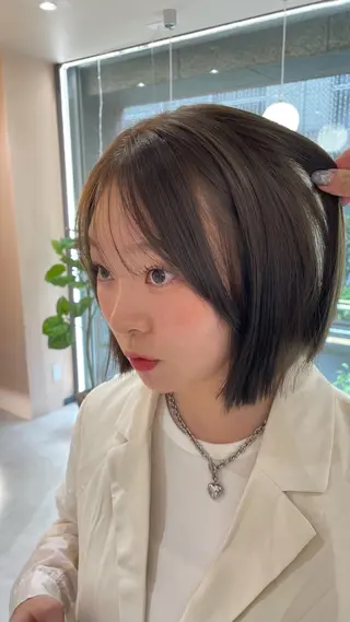 ショート 赤味消しcolor 🥣♡Ayaのヘアスタイル