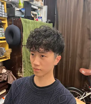 ショート メンズヘアササキ チバのヘアスタイル