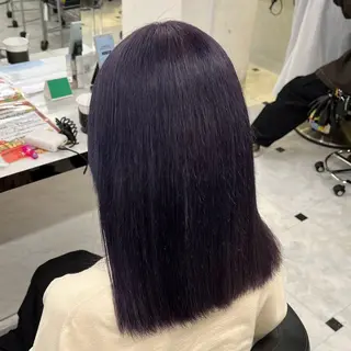 ミディアム 🍒透明感カラー🌨 🥕ハイトーンカラーのヘアスタイル