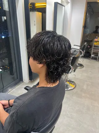 パーマ メンズ fifth神宮前 HIN★T★のヘアスタイル