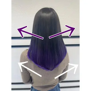 カラー 小顔カット✨ 透明感カラーのヘアスタイル