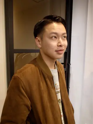 メンズ sho メンズカット　パーマのヘアスタイル