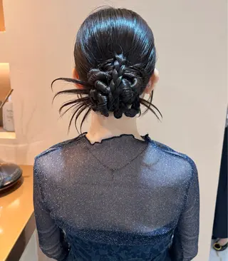 ロング カラー ヘアアレンジ ✨カチモリ✨レイヤー 韓国ヘア🇰🇷ゆいのヘアスタイル