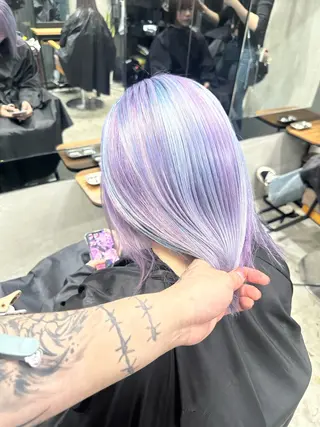 ミディアム AiM エイム　韓国レイヤーのヘアスタイル