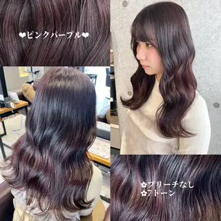 ロング カラー Miyu🎀レイヤー ／透明感カラー🪽のヘアスタイル