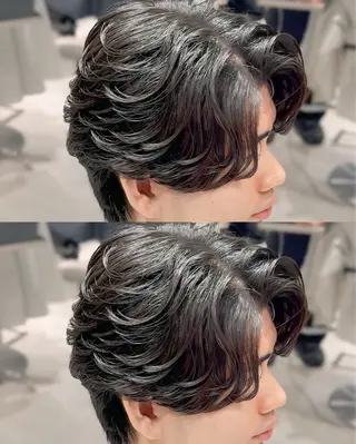 ショート パーマ メンズ 🍀メンズパーマ職人 池袋🍀Yuraのヘアスタイル