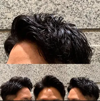 パーマ メンズ 杉本 翔希のヘアスタイル