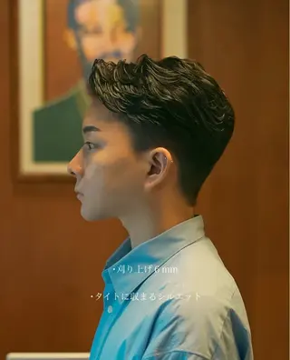 パーマ メンズ メンズカット 立川湧揮のヘアスタイル