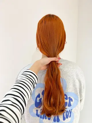 ロング カラー 🎀ダブルカラー/ ピンク×ガーリー🎀のヘアスタイル