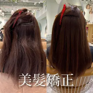 セミロング カラー パーマ レイヤーカット/ 顔周り 五島巨幹のヘアスタイル