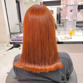 セミロング パーマ ヘアアレンジ 💕上野美容師☁ ブリーチ💖サワのヘアスタイル