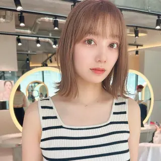 ショート 大人ボブ/透明感 カラー/松原和志のヘアスタイル