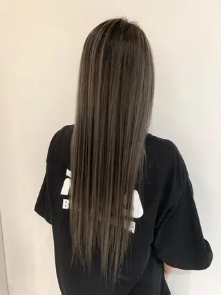 ロング カラー 無料カットモデル募集 スタイリスト石井大夢のヘアスタイル