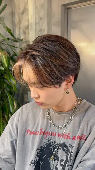 カラー メンズ 💙垢抜け/モテヘア KEISHO🩶のヘアスタイル