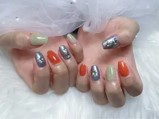 ネイル 【Eclat エクラ】nail&beauty所属・Eclat〔エクラ〕 MOEKA𝜗𝜚*のネイルデザイン