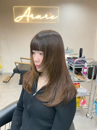 ロング ARARE HAIR みゆきのヘアスタイル