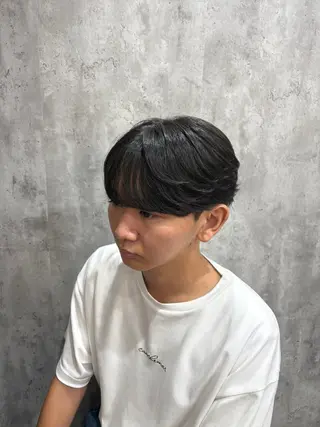 ショート パーマ メンズ カルマ・ニュアンス パーマ　須田龍世のヘアスタイル