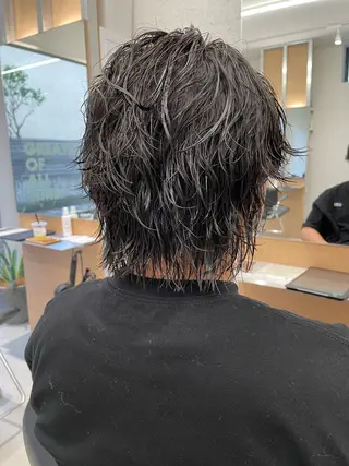 ショート パーマ メンズ 髪質改善/茅ヶ崎 マツモト リョウのヘアスタイル