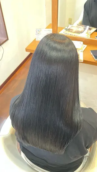 ロング オートクチュールランコントレ西京極店所属・今在家 玲【艶髪スト レート/メンズ特化】のヘアスタイル