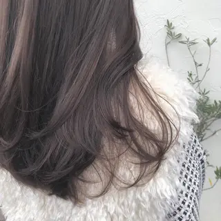 セミロング カラー パーマ ヘアアレンジ 【ツヤ髪美容師】 ツダケイスケのヘアスタイル