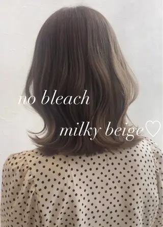 ミディアム カラー nakahara madokaのヘアスタイル