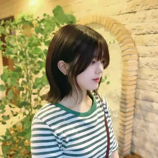 ショート suzuka/透明感 カラー 美髪縮毛矯正のヘアスタイル