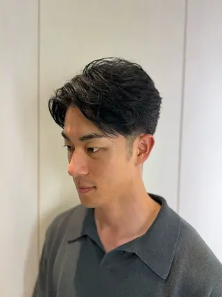 ミディアム メンズ YOSHIZAWA Inc. PREMIUM 築地所属・💈Hisa ／ 理容師💈のヘアスタイル