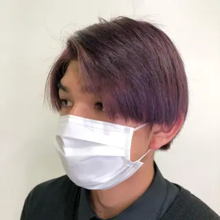 ショート カラー メンズ チャンモリパーマ/韓 国/Minami🦋のヘアスタイル