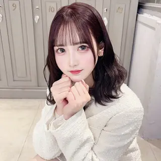 カラー 鎌形 李々果のヘアスタイル