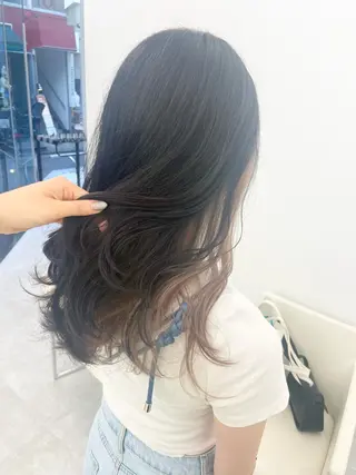 ロング カラー ヘアアレンジ 【Sweep】おじま のぞみのヘアスタイル