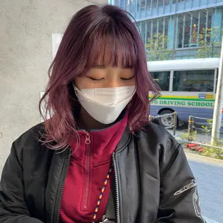 ミディアム カラー NiL所属・藤浪 駿のヘアスタイル