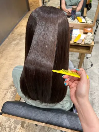 ロング 青野 になのヘアスタイル