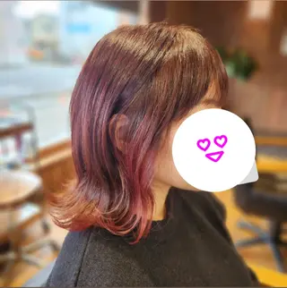 ミディアム O.hair designers所属・シールエクステ🎀 ホシノ🕒ユウカのヘアスタイル