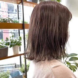 ミディアム カラー ヘアアレンジ tane.所属・【ダメージレス施術】 【透明感】北村 拓也のヘアスタイル