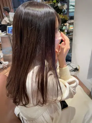 ロング カラー 杉村 未来のヘアスタイル