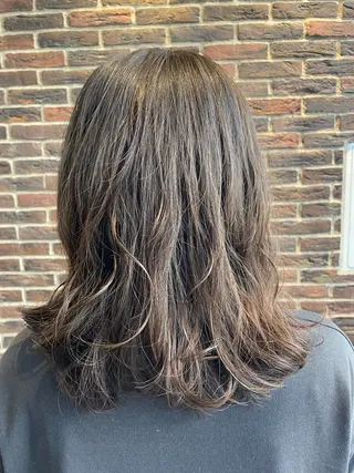 ミディアム パーマ Hair salon 6所属・照井 奈保子のヘアスタイル
