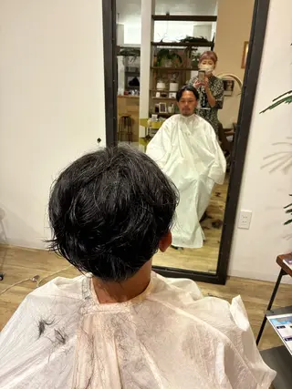 メンズ 清水 美香のヘアスタイル