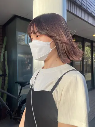 ショート カラー ヘアアレンジ satsuki 暖色・ブラウンカラーのヘアスタイル