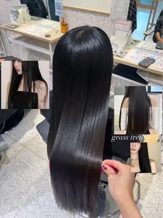 ロング 髪質改善&艶カラー/ ほんだあみ (♡)のヘアスタイル